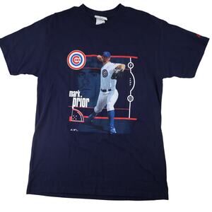 Vintage Adidas Chicago Cubs Mark Prior Graphic T Shirt